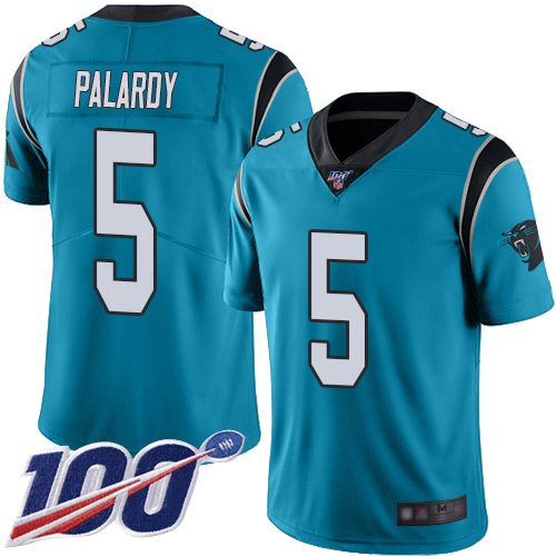 Carolina Panthers Limited Blue Men Michael Palardy Alternate Jersey NFL Football #5 100th Season Vapor Untouchable